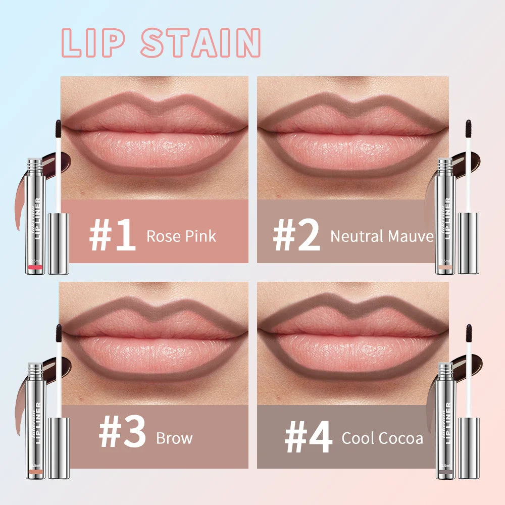 LuxCare Lip Liner Matte - 4 Colour
